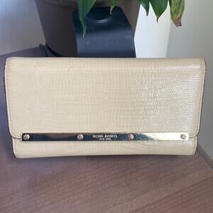 Henri Bendel New York Carlyle Tri-Fold Leather Wallet